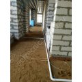 Монтаж погонного метра системы воздуховодов для встроенного пылесоса